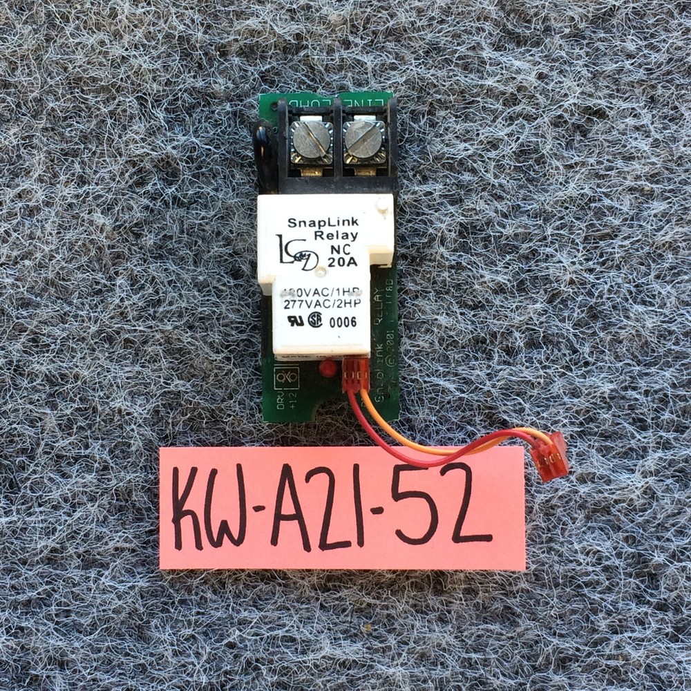 Lighting Control & Design LCD Blue Box Snaplink Relay NC 20A 120/277VAC 0006