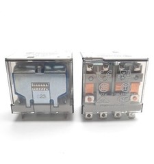 Lot of 2 Finder 56.34.9.024.000 Relays 12A/250VAC 4PDT, 24VDC Coil