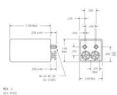 Relay, Reytheon, 271MT143P001, 28 VDC,115AC, 5000 OHMS, 5945-00-951-5037(1 pc)