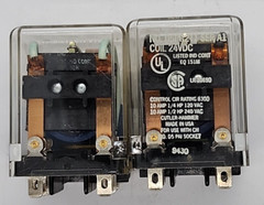 Lot of 2 – USED Cutler-Hammer D5PRT1 SER A1 RELAY COIL 24VDC [RC 1-4]