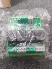 GUETNEU Relay Board, Relay Module 4 Channel 1 SPDT DIN Rail Mount 24V DC/AC, …