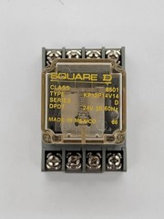 Square D 8501 KP12P14V14 Plug-In Relay w Socket 10A 250V 8Pin Series D 24V Coil