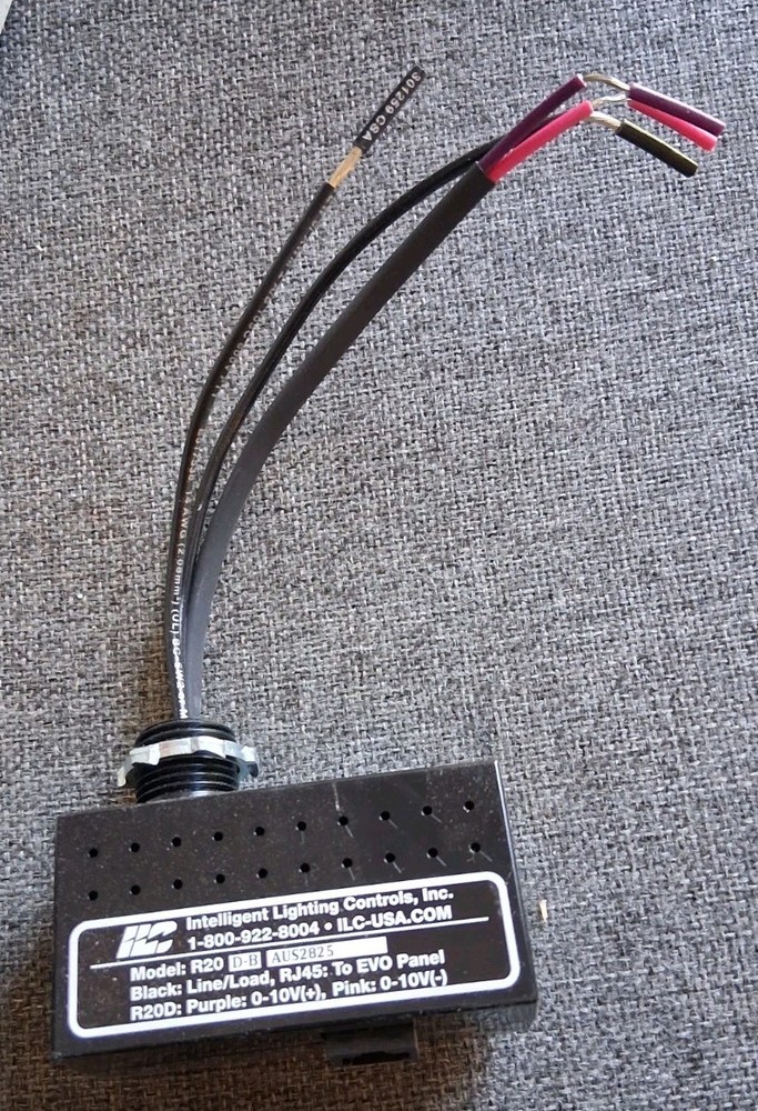 Intelligent Lighting Controls R20D Remote Relay, 0-10V Dimming 120/277/347V