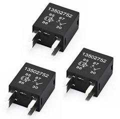 GROBARPART 3 Pcs 13502752, 2752 Fuel Pump/Starter/AC/Headlight Relay Fit for …