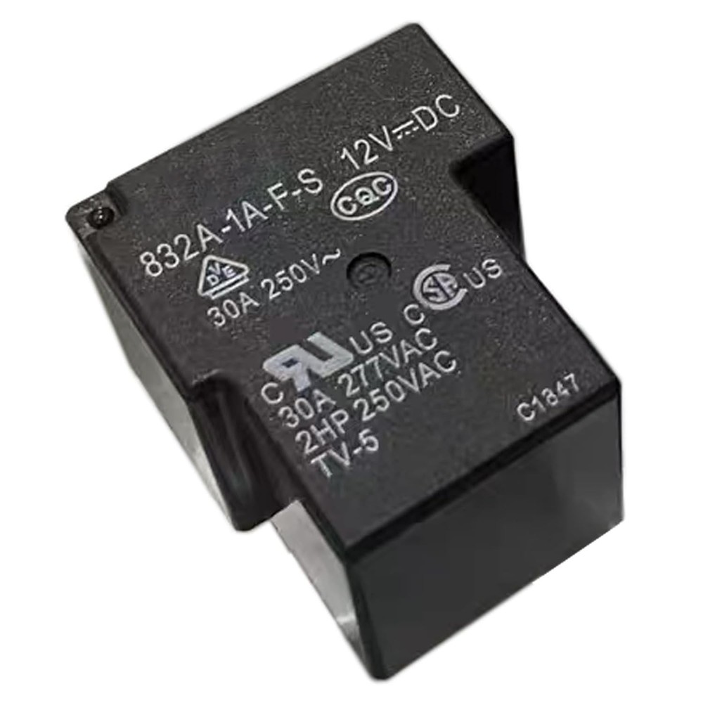 3PCS 832A-1A-F-S 12VDC 30A 4Pins SPST General Purpose Power Relays