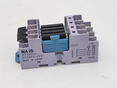 NAIS RT3SP2-24V Relay Module RT-3 Series DIN Rail Mount Screw Terminal 24 Volt