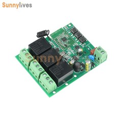 AC90-260V/DC5V-32V 3CH Self-Locking WIFI Bluetooth Relay Module 433Mhz RF Remote