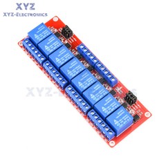 1/2/4/8 Channel Relay Board Relay Module w/Optocoupler High Low 5V 9V 12V 24V