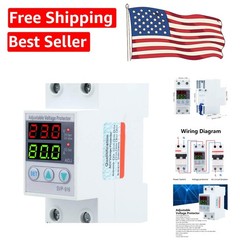 Adjustable 80A Voltage Monitor Relay with LCD for Reliable Industrial Protection