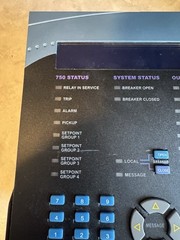 GE SR750 FEEDER MANAGEMENT RELAY 750-P5-G5-S5-HI-A20-R-E. (READ)