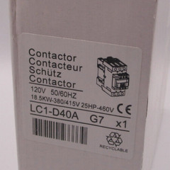 LC1D40AG7 GENERIC CONTACTOR SCHNEIDER SIMILAR – FROM USA- FAST SHIPPING