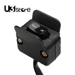 12V Winch Rocker Thumb Switch with Mounting Bracket Handle Bar Control Switch…