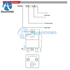 12V/24V 100A/200A 4Pin Automotive Relay Normally Open Switch Relay For Car Boat