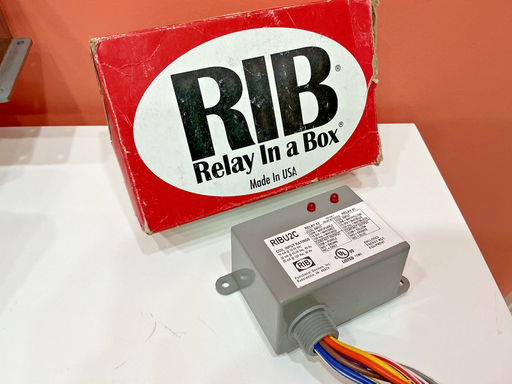 Functional Devices RIBU2C Relay in a Box (RIB) 10A 2-SPDT Pilot Relay 10-30V 120