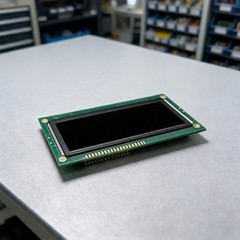 192×64 Blue LCD Display 19264A for Control Interfaces and Keypad Systems