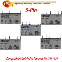5PCS For Phoenix No.2961121 6A 24VDC 240v~250V 5 Pins Power Relay New
