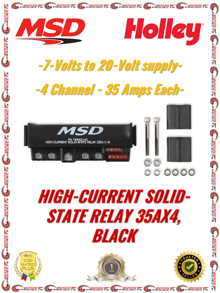 MSD High-Current Solid-State Relay 35 Amp Per Channel Up To 140 Amp Continuous