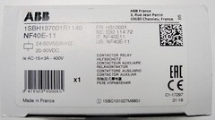 NF40E-11 Contactor Relay 24-60V50/60HZ 20-60VDC