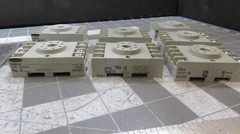 Lot of 7 SR2P-06 NR51 5X852E Relay Socket Bases 10A 300v Din Rail