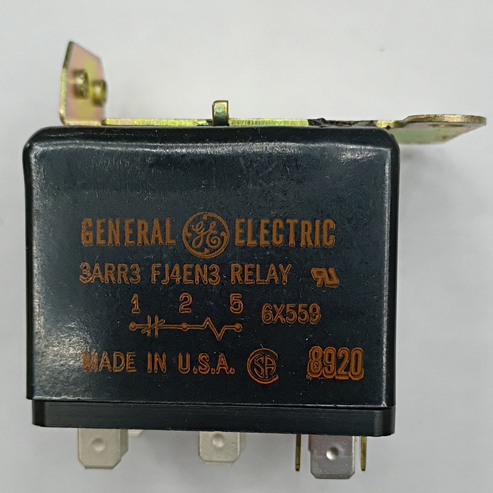 General Electric Relay 3ARR3 FJ4EN3 6X559 6-Pin Industrial Control Component