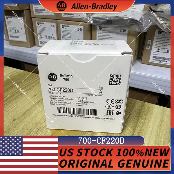 New Sealed Allen-Bradley 700-CF220D Control Relay Free Shipping