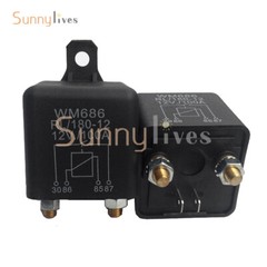 12V/24V 100A/200A 4Pin Automotive Relay Normally Open Switch Relay For Auto Boat