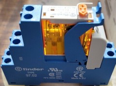 NEW Finder 46.52.9.0120.0040 120VAC 8A 250V Industrial Relay + 97.02 Socket