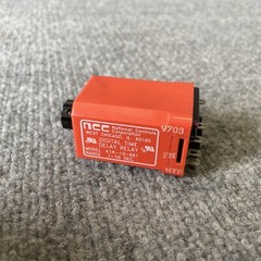 NCC K1K-10-661 120VAC 6 – 10A 1 – 10 Second Digital Time Delay Relay Used