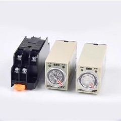 Omron H3Y-2 H3Y-2-C H3Y-4 H3Y-4-C 12V 24V 110V 220V 10S 30S 60S 5M 10M 60M Unit