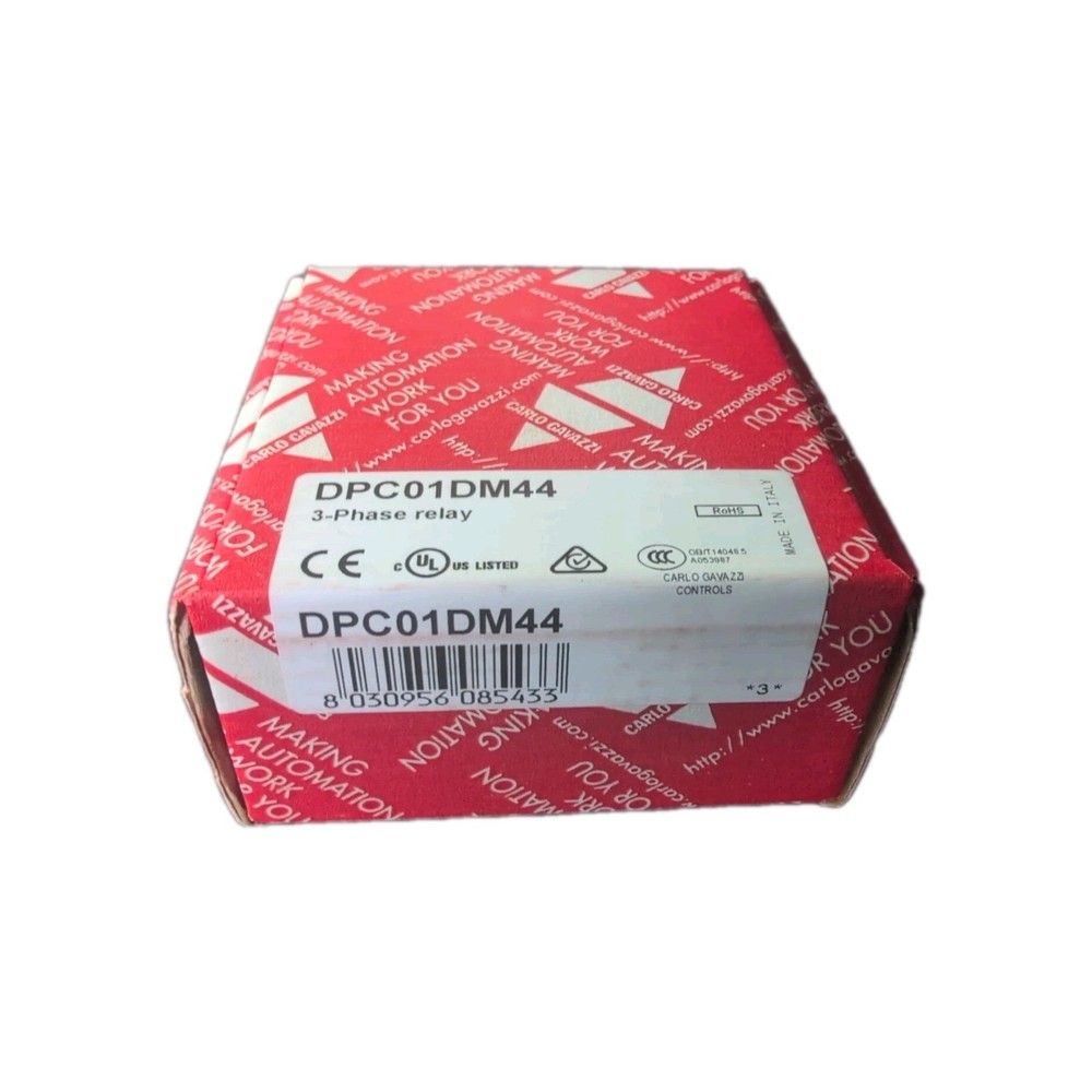 CARLO GAVAZZI DPC01DM44 3-PHASE RELAY “BRAND NEW US STOCK”