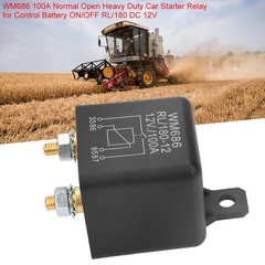WM686 100A Normal Open Heavy Duty Car Starter Relay for Control Battery ON/OFF