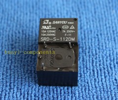 1pcs 12VDC SRD-S-112DM 15A 125VAC 4Pins SANYOU Coil Power Relay