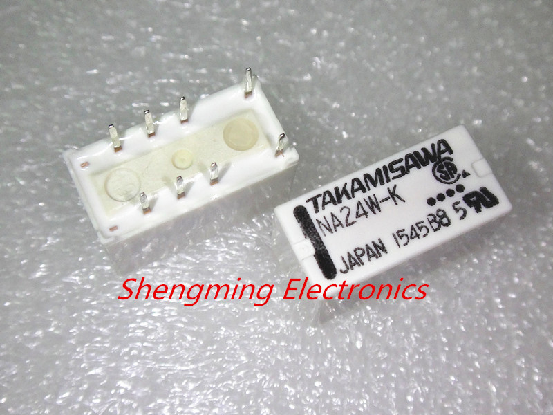 10PCS 24V 8pins TAKAMISAWA/FUJITSU NA24W-K Original Relay