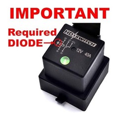 Operation Indicator Upgrade Relay 483013 – 12V Weatherproof 50A – 40A Upgrade wi