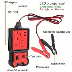 Newly-Arrived Handheld 12V Auto Relay Tester: 4 & 5 Pin Diagnostic Tool from USA