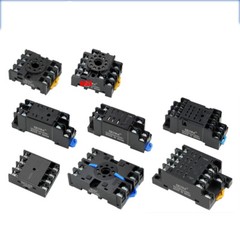 AC DPDT 8P/11P/14 Pin Relay with Socket Base Included For PYF08A PTF08A PYF14A