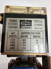 SIEMENS 47AB10AG Furnas Hubbell Class 47 600V Alternating Relay 208/240V SPDT