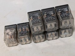Lot of 8 Potter & Brumfield KRPA-11AG-120, R10-T1-P2-115, KRPA-11AN-120, others