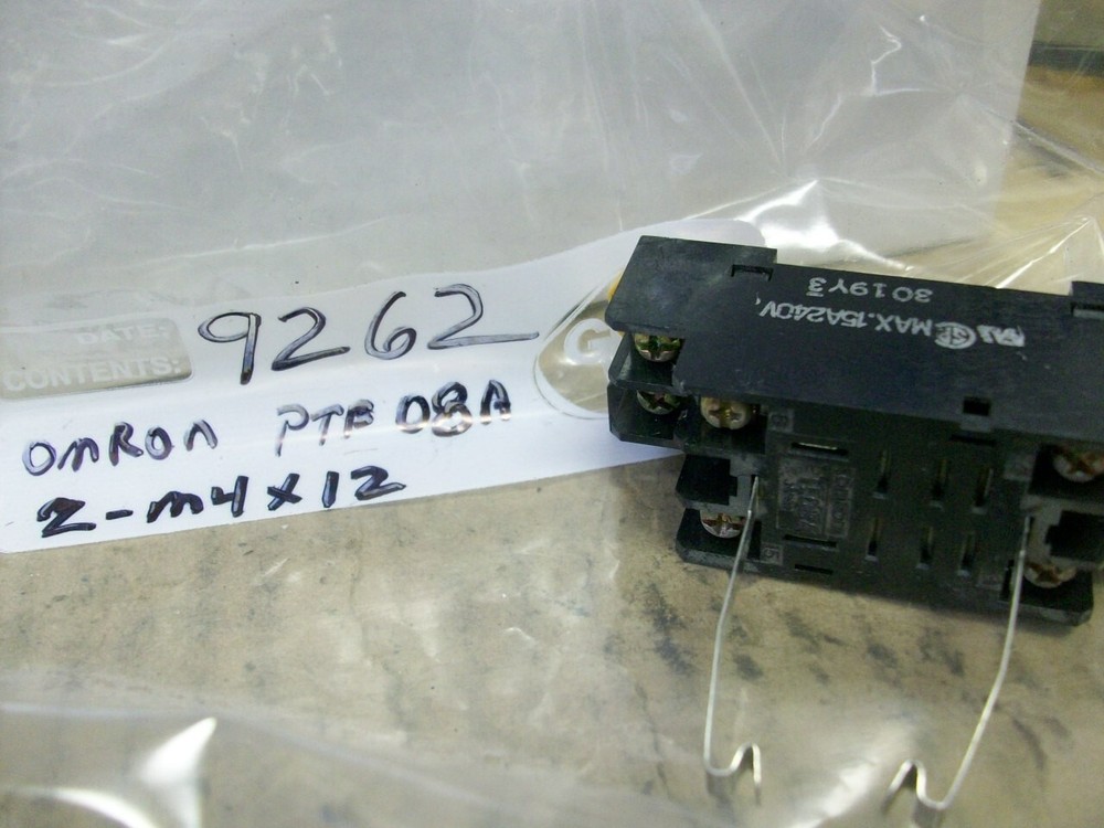 OMRON PTF08A 8 PIN RELAY SOCKET (2M4X12)(4 PCS.)