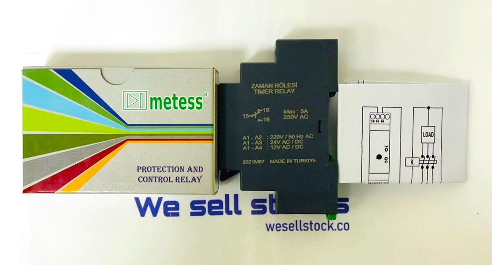 Metess MTD-30M Industrial Timer Relay 220V AC / 12-24V AC/DC