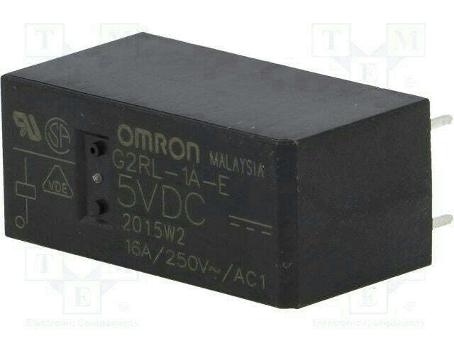 Omron G2RL-1A-E DC12 General Purpose Relay SPST-NO 12VDC 16A *Pack of 20*