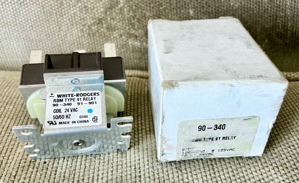 White Rodgers 90-340 , 91-901 Switching Fan Relay 24V