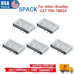 5PCS CAT700-TBR24 Relay 5-Pin 6A 250VAC 24VDC For Allen-Bradley CAT 700-TBR24