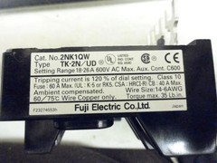 202313 New-No Box; Fuji 2NK1QW Overload Relay; TK-2N/UD; 18-26A; 600VAC Max