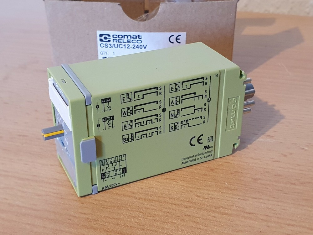 COMAT RELLECO CS3/UC12-240V TIMER NEW