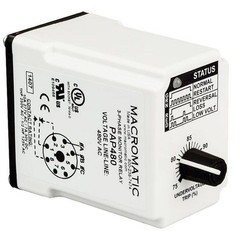Macromatic Pap480 3 Phase Monitor Relay, Spdt, 480Vac, 8 Pin