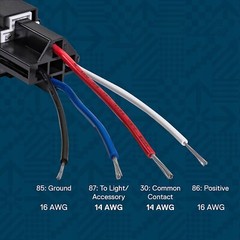 12V Fuse Relay Switch Harness Set – 30A ATO ATC Blade Fuse Automotive Electrical