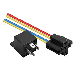 2 Pack JD1912 Car Relay Harness, 12V 40A 4-Pin SPST, with Interlocking Relay …