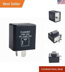 12V 2-Pin CF-12 LED Flasher Relay – Automatic Fix for Fast Turn Signal Flashing