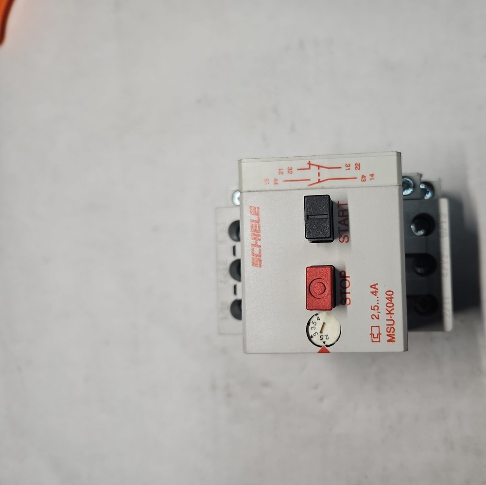 1.364.103.01 SCHIELE MSU-K0040 0.25-0.4A Motor Starter Circuit Breaker